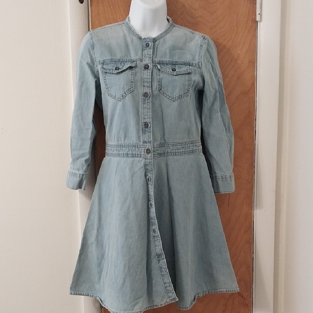 GAP Light Blue Denim Dress